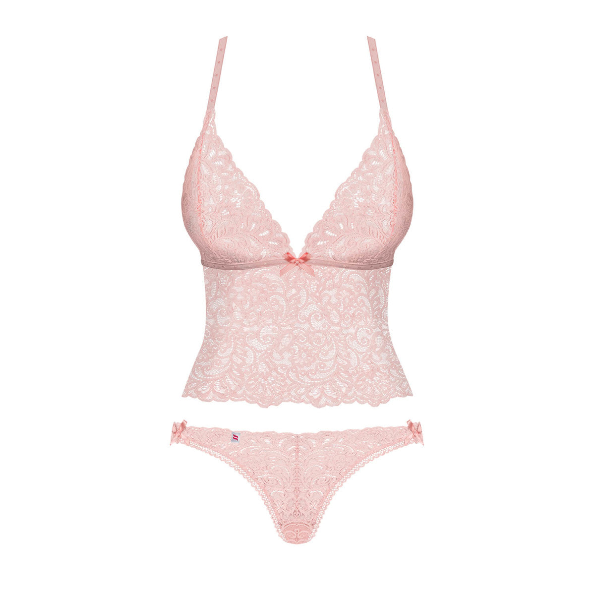 Delicanta top en string Roze Set