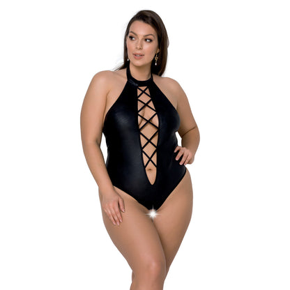 Nancy Zwarte body Plus Size