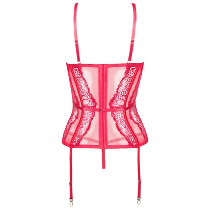 Ravenna Korset Cherry Rood met string
