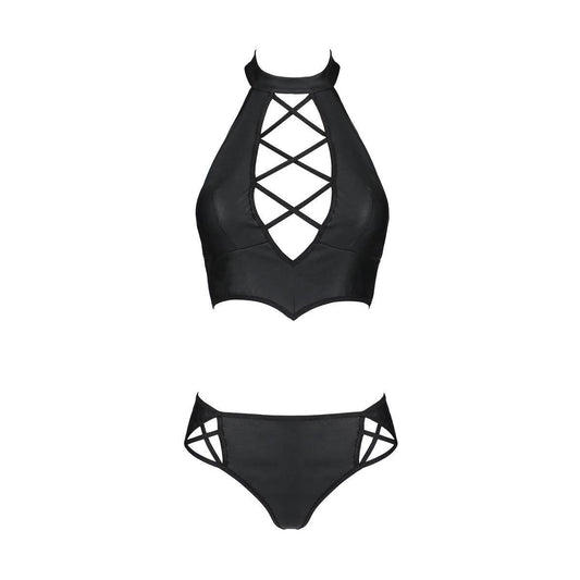 Nancy Zwarte Lingerie Set Plus
